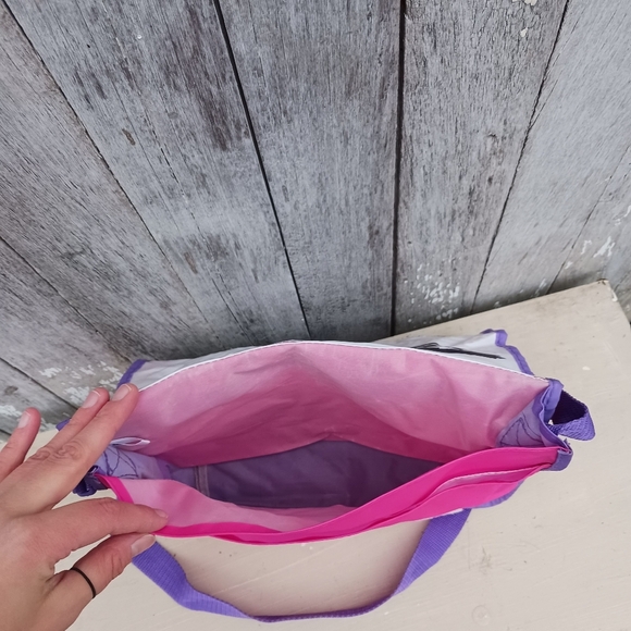 Disney Winnie The Pooh Plastic Crossbody Satchel Bag Pink School Everyday Casual - Picture 10 of 15